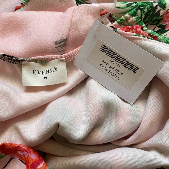 Nana Macs Pink Hawaiian Print Romper - Picture 3 of 4